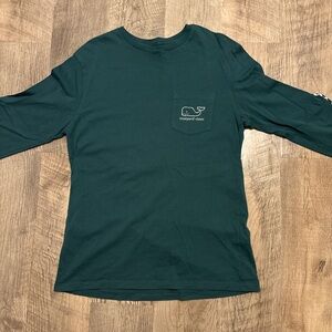 Vineyard Vines Men's Green Long Sleeve Shirt